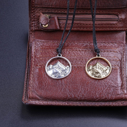 Mountain Pendant Necklace - 2 Mountains 2 Streams