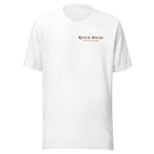 Ranch House Restaurant Unisex Tee - 2 Mountains 2 Streams