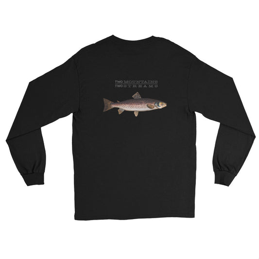 Long Sleeve Unisex Trout Shirt - 2 Mountains 2 Streams