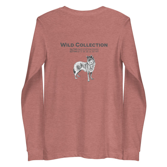 Wild Coyote Long Sleeve - 2 Mountains 2 Streams